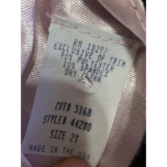 Girls Black Dress 2T Unbranded Sleeveless - Picture 3 of 4